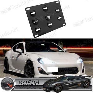 Al por mayor gancho de <span class=keywords><strong>remolque</strong></span> del parachoques delantero del coche de aluminio placa de matrícula <span class=keywords><strong>soporte</strong></span> - Product Image 6