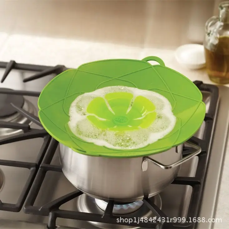 אחת עיצוב סיליקון מטבח גלישת כלים בישול סיר כיסוי