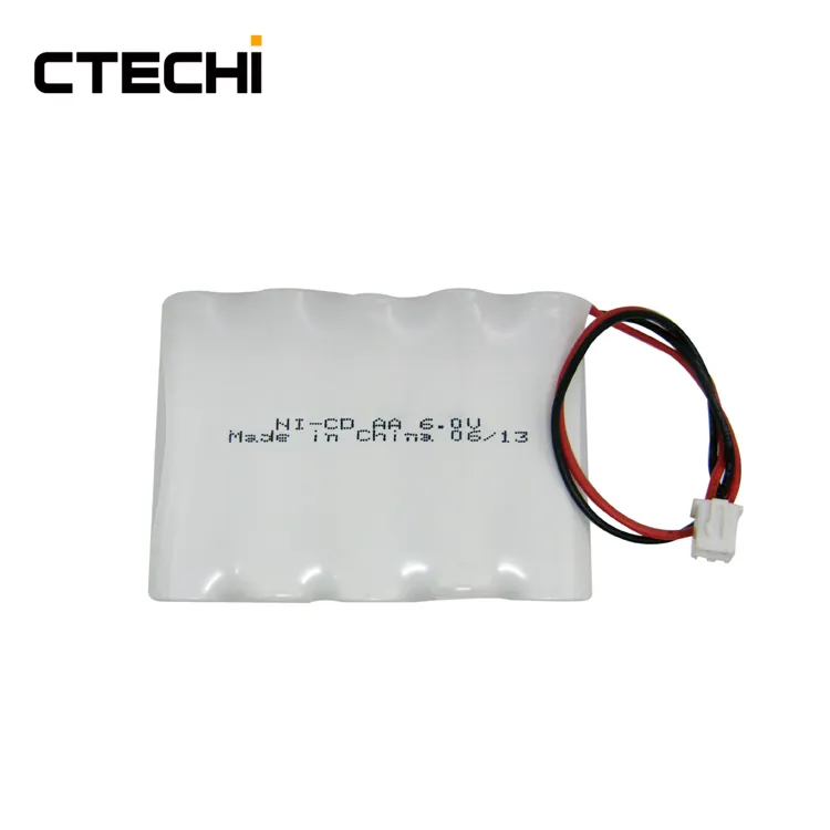 Ctechi NiCd Có Thể Sạc Lại AA Kích Thước 6V 500 MAh 3WH Pin Gói