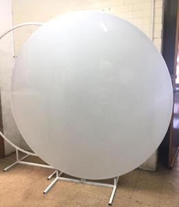Wholesale Cheap Fancy White Round Acrylic <strong>Wedding</strong> <strong>Backdrop</strong> <strong>Stand</strong> for Parties - Product Image 1