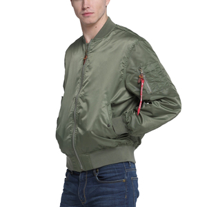 Wholesale Unisex Spring <strong>Summer</strong> Lightweight Custom Dyed Casual Waterproof 100% Nylon Bomber <strong>Jacket</strong> for <strong>Men</strong> - Product Image 2
