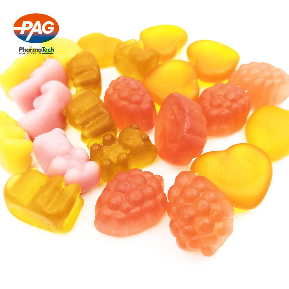 Forme personnalisée Halal Biotine Cheveux Vitamines Gummies Ours Bonbons En Vrac Pour La Croissance Des Cheveux