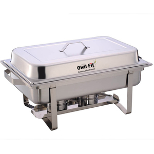 Tienda de comida rápida de acero inoxidable 9L económico chafer - Product Image 1