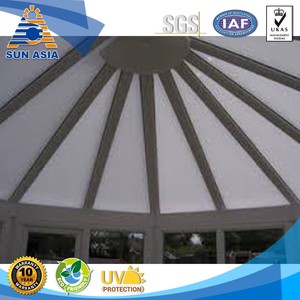 Feuilles de polycarbonate plates et gaufrées, revêtement UV, blanc laiteux, application extérieure, matériau PC, rouleau plat et design gaufré - Product Image 4