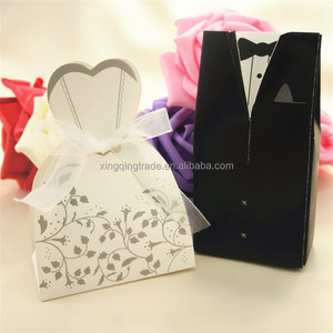 Elegant Candy Box For Wedding Sweet Bag Wedding Favors Gift For Guest Bride Groom Wedding Dresses Party Decoration