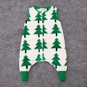 Coreano baby Zancudo sacos de dormir de franela Gruesa mameluco completo impreso Sandía y conejo chaleco - Product Image 4
