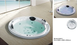 <span class=keywords><strong>Vasca</strong></span> <span class=keywords><strong>da</strong></span> <span class=keywords><strong>Bagno</strong></span> Rotonda Autoportante per Esterni con Funzione Idromassaggio - Product Image 5
