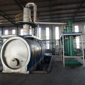 Olio di pneumatici Pirolisi Diesel Impianto di Distillazione-Apparecchi di Distillazione di Olio di Scarto per la Pianta