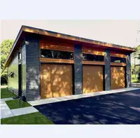 Goedkope gemakkelijk monteren 3 auto prefab houten garage/opslag huis/schuur voor verkoop