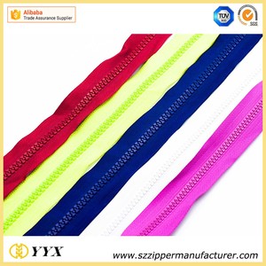 Fermetures éclair surdimensionnées # 10 # 20 Fermetures éclair industrielles à gros dents en plastique, autobloquantes ou sans verrouillage, pour fermeture éclair en nylon, résine durable, 10 # - Product Image 5