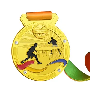 Оптовая продажа, новые масонские медали для настольного тенниса, спортивный сувенир, медаль-награда чемпионов пинг-понга