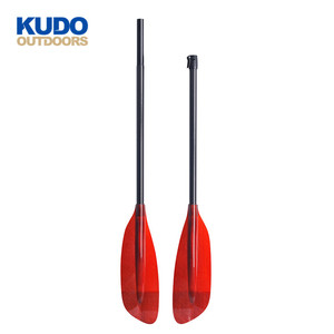 KUDO OUTDOORS kunden spezifische Farbe 2 Stück verstellbare Kohle faser schaft Kajak Paddel benutzer definierte - Product Image 4