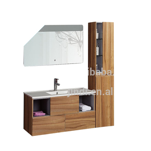 Montado en <span class=keywords><strong>la</strong></span> pared de madera PVC grano frustró tocadores de baño vanidades mal MOBE - Product Image 1