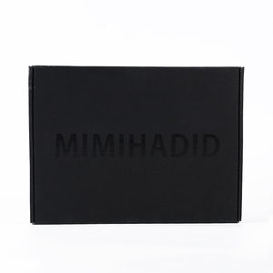 Haute qualité matériau recyclé noir acheter boîtes d'emballage pour vêtements - Product Image 4