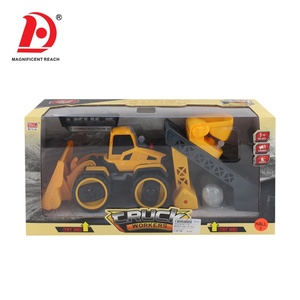 HUADA costruzione auto Mini inerziale giocattolo carrello elevatore <span class=keywords><strong>con</strong></span> materiale strumento di consegna & suono e luce - Product Image 6