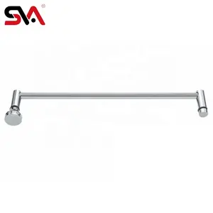 All Directional Adjustable-height Bathroom Stainless Steel Shower Door Rounded Towel Bar