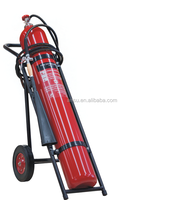 Extincteur à CO2 transportable ANSU 10 kg 9 kg sur chariot mobile en acier rouge pour la lutte contre l'incendie 20 kg 30 kg