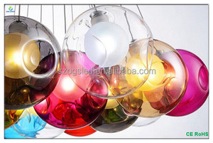 Forma contemporánea Colorida Bola Burbuja de Cristal Colgante Colgante de Luz - Product Image 6