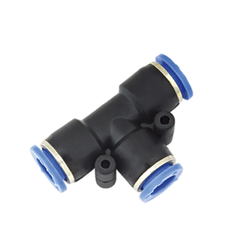 PUT Series Union Tee Type Pneumatic Air Quick Connect Tube Fitting