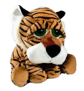 23462 R127 tuffly tijger dier knuffel met zijn tijger patroon pluche en zijn grote ogen