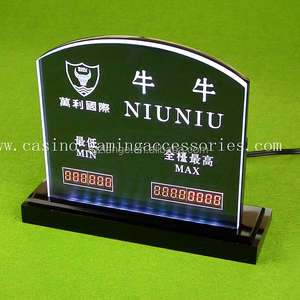 Casino Điện Tử Baccarat Min-Tỷ Lệ Tối Đa Niu Niu Kỹ Thuật Số Giới Hạn Đăng Ký Với 7 LED Ánh Sáng - Product Image 3