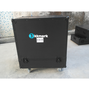 Flight case professionnel <span class=keywords><strong>tout</strong></span> noir à double <span class=keywords><strong>haut</strong></span>-<span class=keywords><strong>parleur</strong></span> pour 2 <span class=keywords><strong>RCF</strong></span> HDL 20-A, coffre de transport pour équipement audio de scène - Product Image 2