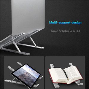 Support Flexible, pliable et à hauteur réglable, pour ordinateur Portable, 1 pièce, nouveau modèle 2020 en aluminium - Product Image 4