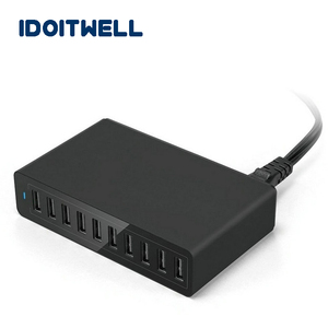 Hot bán 50 Wát đa <span class=keywords><strong>USB</strong></span> Trạm Sạc Giao hàng nhanh 10 cổng <span class=keywords><strong>USB</strong></span> sạc 5V 10A chúng tôi AU anh EU tường cắm sạc cho điện thoại di động - Product Image 2