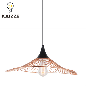 Rete di ferro Lampada A Sospensione Industriale Lampada a Sospensione Cappello a Forma di Lampadario - Product Image 4