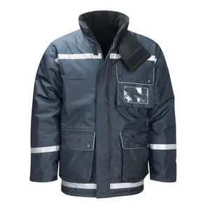 Hot Sale - 25 Degrees Available Navy Blue Quilted Cold Room Storage Freezer Jacket