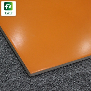 600X600 300X300 Double Coated Đánh Bóng Sứ Lát Sàn Màu Cam Tráng Men Và Tường Tils - Product Image 2