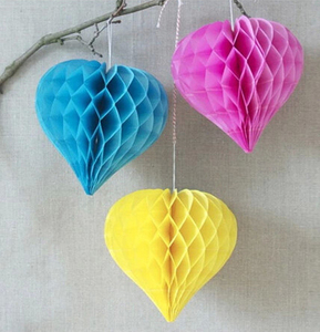 Bolas colgantes <span class=keywords><strong>de</strong></span> papel en forma <span class=keywords><strong>de</strong></span> corazón para decoración <span class=keywords><strong>de</strong></span> fiesta <span class=keywords><strong>de</strong></span> boda - Product Image 3