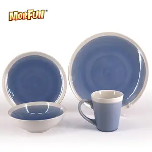 16Pcs Round Shape DinnerSet for 4 People