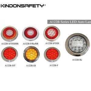 Đèn Báo Hướng Đuôi Tròn 122Mm 4.8Inch Được Phê Duyệt Emark Với A122B-STDI Vòng Mạ Crôm - Product Image 3