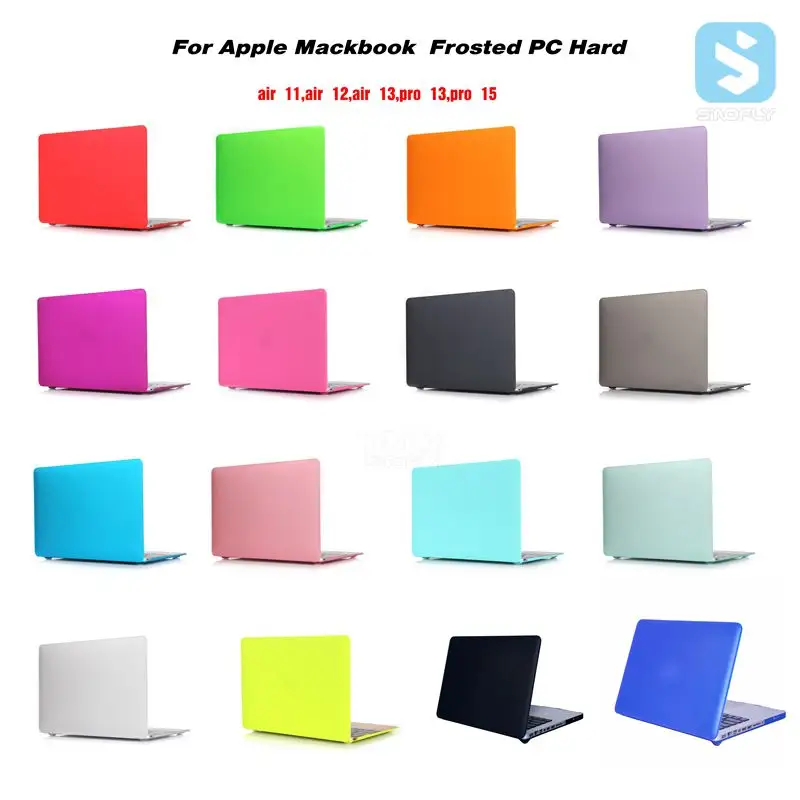 ידידותי לסביבה מחשב נייד אביזרי כיסוי ה-macbook Air 11 12 13 אינץ, עבור Macbook Pro מקרה, קשה פלסטיק עבור Macbook מקרה