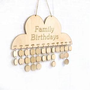 Gros Famille Suspendus Anniversaire Rappel <span class=keywords><strong>Calendrier</strong></span> <span class=keywords><strong>En</strong></span> <span class=keywords><strong>Bois</strong></span> Pour La Décoration Intérieure - Product Image 3