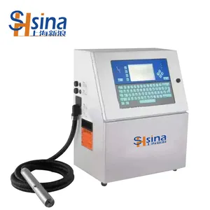 Impresora industrial CE Ink Jet, impresora de datos de codificador de caracteres pequeños impresora CE, impresora de inyección de tinta de codificación de fecha continua