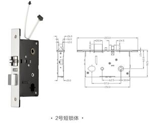 304 thép không gỉ <span class=keywords><strong>App</strong></span> BLE 4.0 màu xanh răng thông minh Wifi kỹ thuật số Cửa Khóa cho biệt thự/nhà cửa - Product Image 5