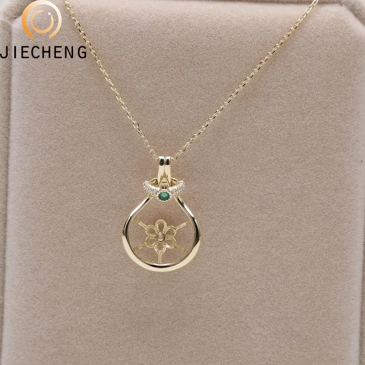 Collier en argent sterling 925 pour femmes, pendentif de perles naturelles, support d'anniversaire, pour cadeaux