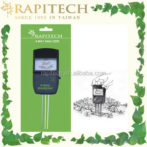 เครื่องวัดดิน4ทางสำหรับทำสวนแสงแดดเรือนกระจกเครื่องทดสอบความชื้น PH ความอุดมสมบูรณ์ - Product Image 1