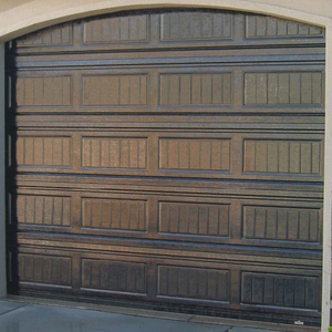 Portes de <span class=keywords><strong>garage</strong></span> sectionnelles automatiques Prix de gros Acier galvanisé avec <span class=keywords><strong>porte</strong></span> piétonne finie - Product Image 2