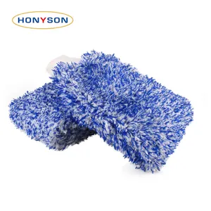 Găng Tay Rửa Xe Ma Thuật Màu Hỗn Hợp Tốt Nhất Cao Cấp Microfiber Rửa Xe Mitt