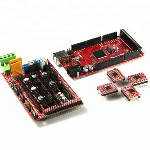 Reprap 3D impresora conjunto completo Kit Mega 2560 + rampa <span class=keywords><strong>1</strong></span>,4 extienden Shield + 4 unids DRV8825 Stepper Driver Set - Product Image 1