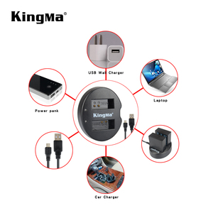 ที่ชาร์จแบตเตอรี่คู่ KingMa สำหรับแบตเตอรี่ LP-E12 สำหรับกล้อง Canon <span class=keywords><strong>EOS</strong></span> M M2 <span class=keywords><strong>M10</strong></span> 100D Kiss X7 Rebel SL1 กล้องดิจิตอล - Product Image 5