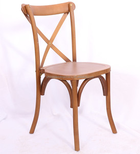 Madera <span class=keywords><strong>vieja</strong></span> Crossback Silla Con Asiento de Madera - Product Image 1