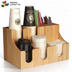 Giá Để Cốc Cà Phê Gia Vị, Giá Để Cốc Cà Phê Nhựa Acrylic Có Nắp Đứng Hình Tròn Màu Đen Trong Nhà Văn Phòng - Product Image 2