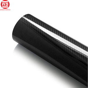 Vinilo Adhesivo para Automóviles de PVC, Fuerte Adhesión, 3D/4D/5D/6D, Fibra de Carbono Brillante, Rollo - Product Image 2
