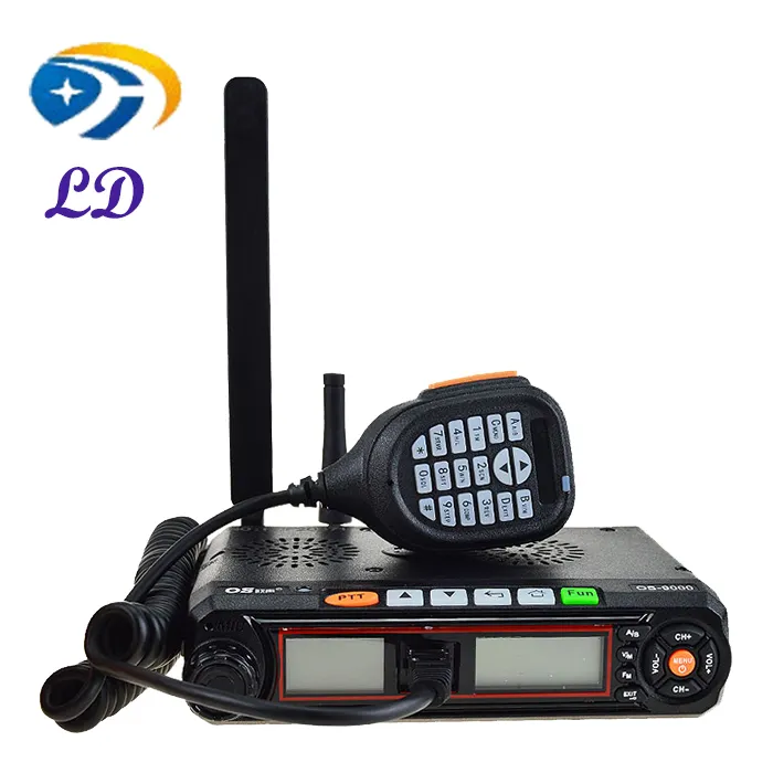 25w walkie talkie 100km os-9000 uhf vhf marina radio móvil