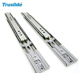 CS2053ZN 53mm 1200MM <span class=keywords><strong>longueur</strong></span> 120KG charge Non-déconnexion fermeture douce roulement à billes robuste glissière de tiroir pour meubles - Product Image 1