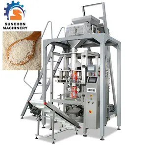 4 head Linear Weigher for rice/sugar/seed/salt/coffee and season Powder packaging machine